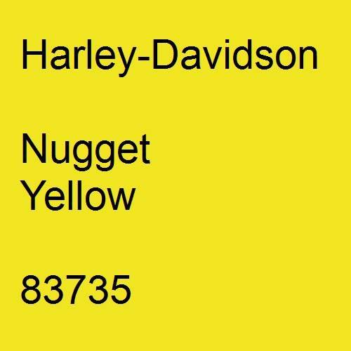 Harley-Davidson, Nugget Yellow, 83735.